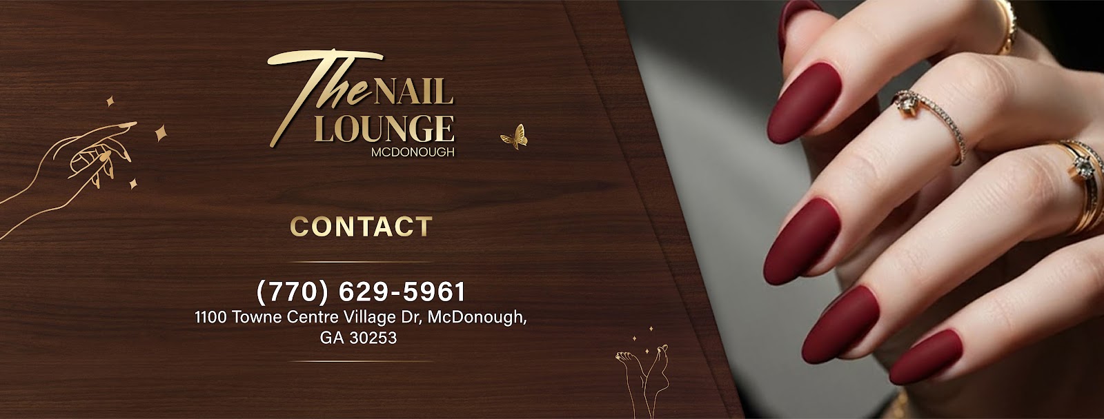 The Nail Lounge McDonough logo